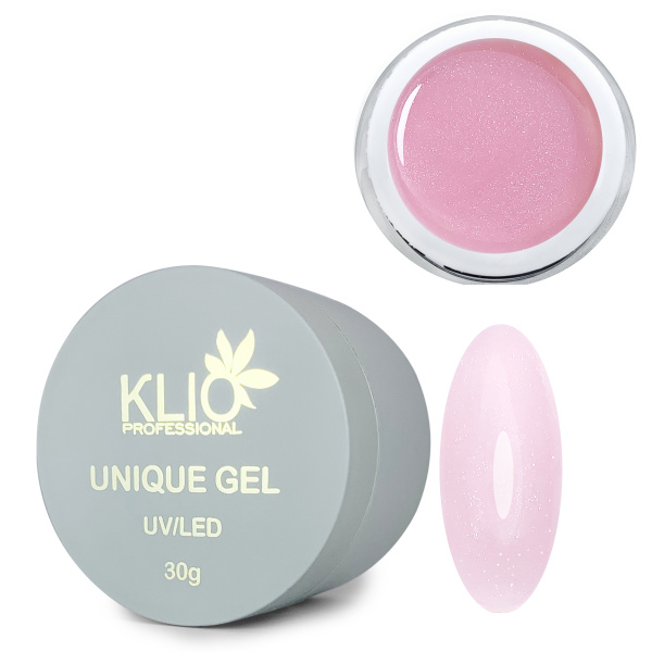 KLIO, Гель Unique gel Pink Glow, 30g
