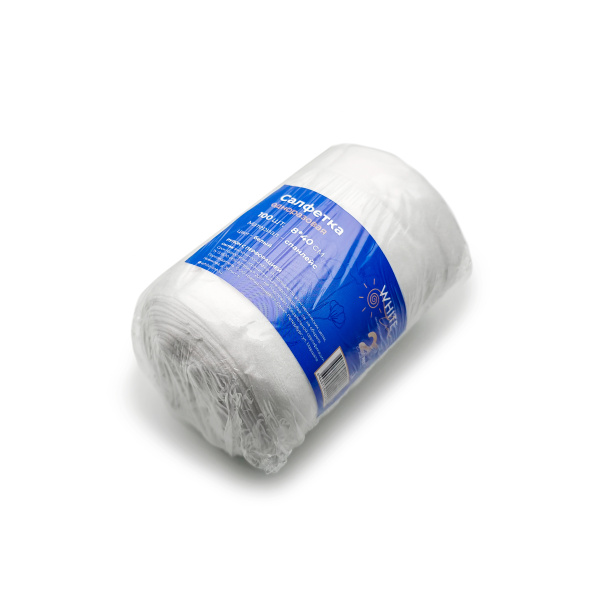 White line, Салфетки (воротнички) 8*40 (рулон, белый) №100