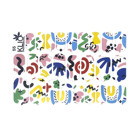 KLIO, Пленка Design Nail Wraps №55