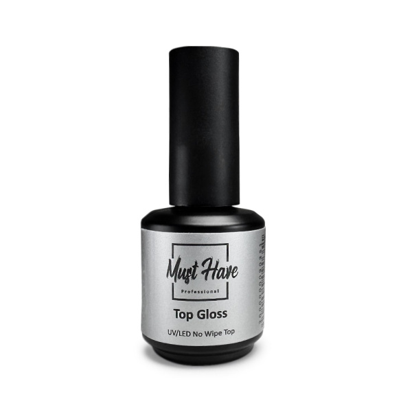 Must Have, Топ Gloss UV/LED No Wipe, 15 мл