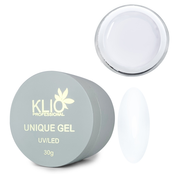 KLIO, Гель Unique gel Ivory White, 30g