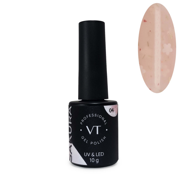 Velvet, Гель-лак Sakura 04, 10 мл
