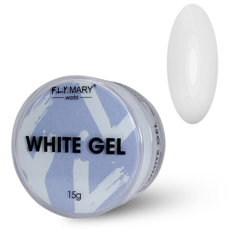 F.L.Y.MARY, Гель-желе Soft Jelly White (воздушный желеобразный самовыравнивающийся), 15g