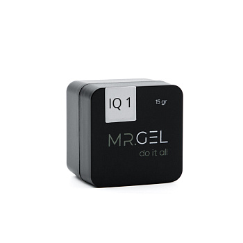 Mr.Gel, Гель для наращивания и укрепления ногтей IQ gel № 1, 15 мл