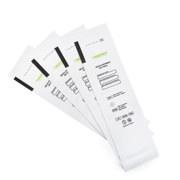 Медтест, Пакеты для стерилизации 50/170 (белые), 100 шт