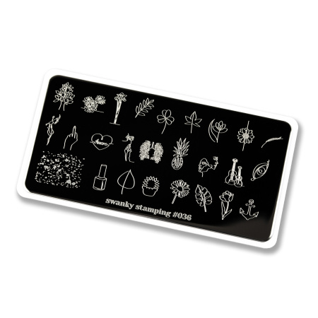 Swanky, Пластина для стемпинга 036