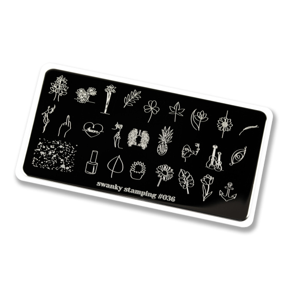 Swanky, Пластина для стемпинга 036
