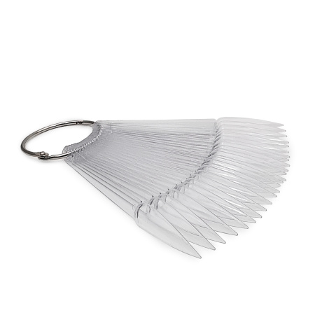 Палитра на кольце острые прозрачные, 50 шт