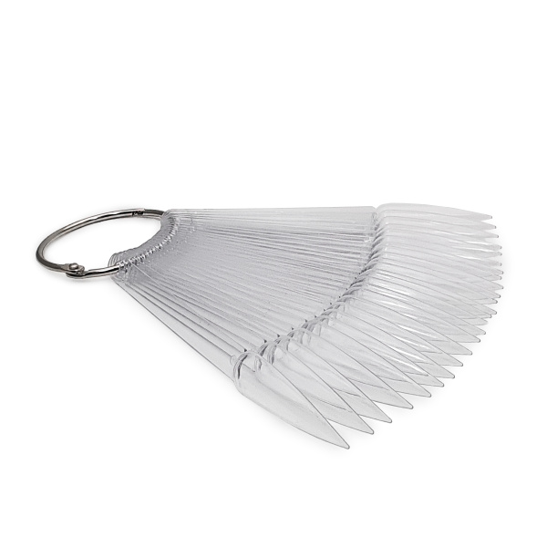 Палитра на кольце острые прозрачные, 50 шт