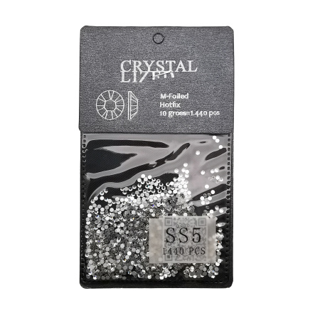 Стразы SS5, серебро (1440 шт)