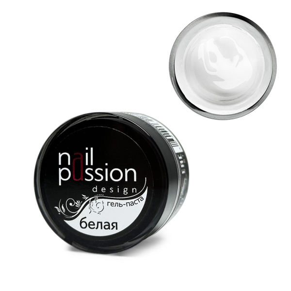 Nail Passion, Гель-паста белая, 5г