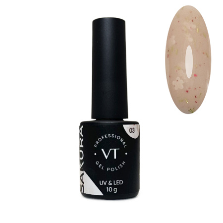 Velvet, Гель-лак Sakura 03, 10 мл