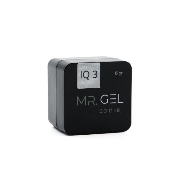 Mr.Gel, Гель для наращивания и укрепления ногтей IQ gel № 3, 15 мл