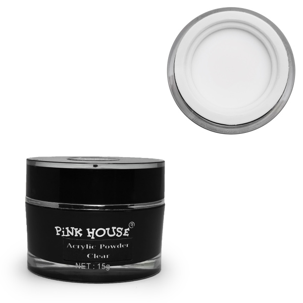 Pink House, Акриловая пудра Clear, 15 г