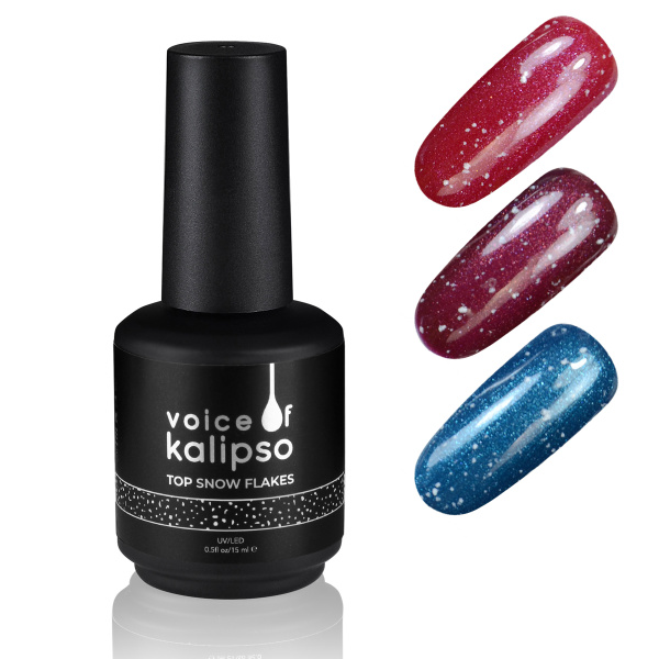 Voice of Kalipso, Топ без липкого слоя Snow Flakes, 15 мл