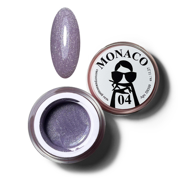 Светоотражающий гель monaco №4 pink house