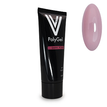 Vogue nails, Полигель DARK PINK, 60 мл