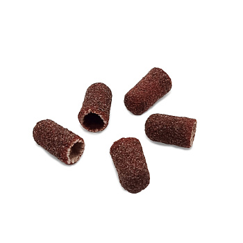 ruNail, Колпачок абразивный 5/11 (мм) 80 грит (5 шт)