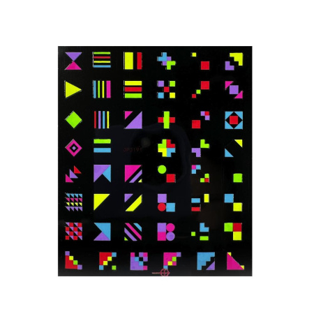 Наклейки неоновые Тетрис