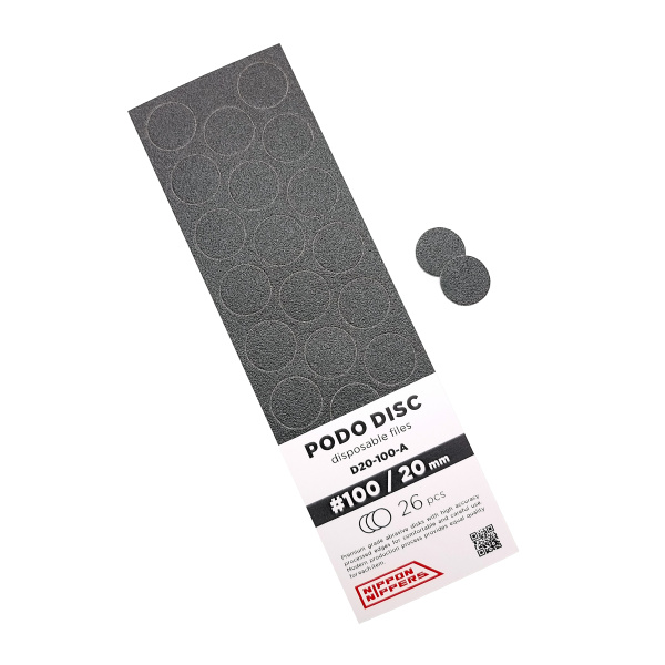 Nippon Nippers, Сменные файлы для пододисков D20-100-A