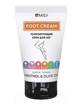 MILV, Тонизирующий крем для ног, 150 мл