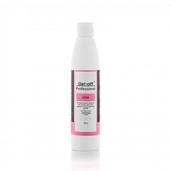 GEL-OFF, Средство экстрасильное для снятия гель-лака, акрила и искусственных ногтей Professional Extra, 250 мл