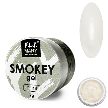 F.L.Y.MARY, Гель Smokey (молочный гель для моделирования и ремонта свободного края), 7g
