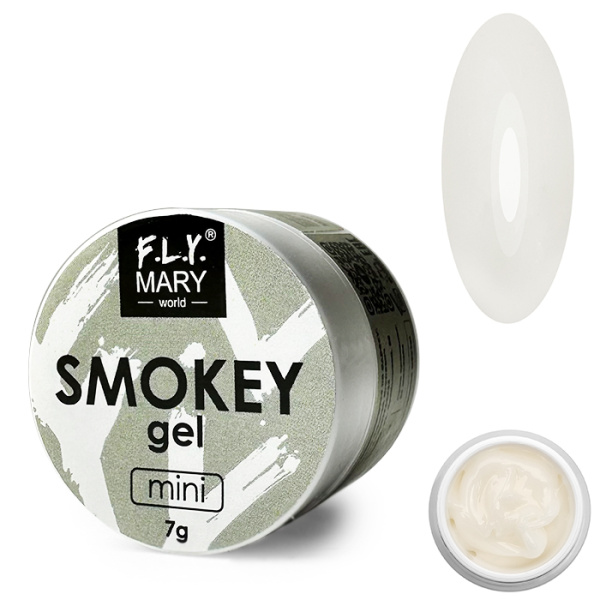 F.L.Y.MARY, Гель Smokey (молочный гель для моделирования и ремонта свободного края), 7g