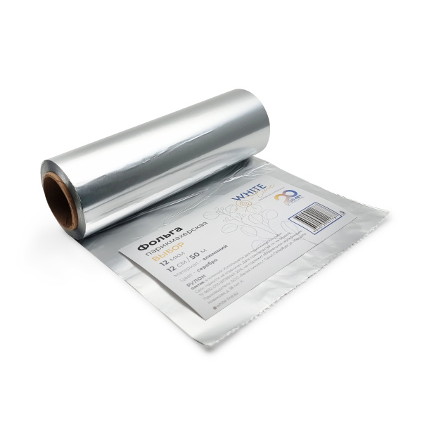 White line, Фольга серебро Выбор (12 мкм), 50 м