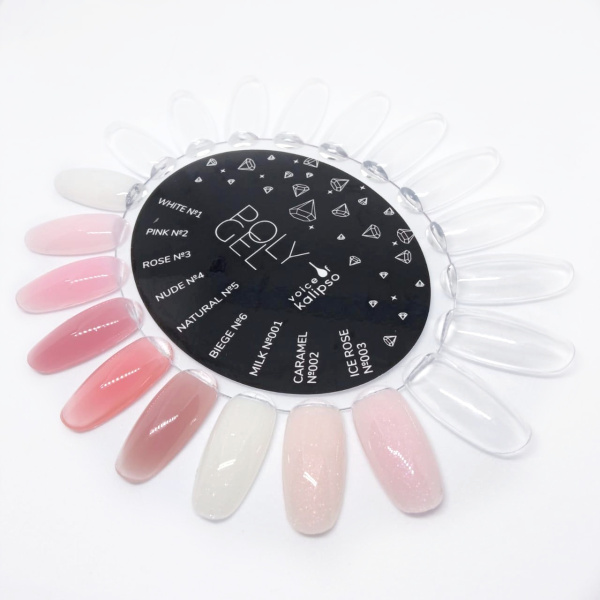 Voice of Kalipso, Полигель №3 Rose розовый натуральный, 30 мл