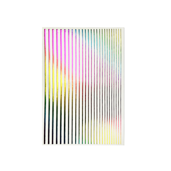 Полоски эластичные Градиент Металл