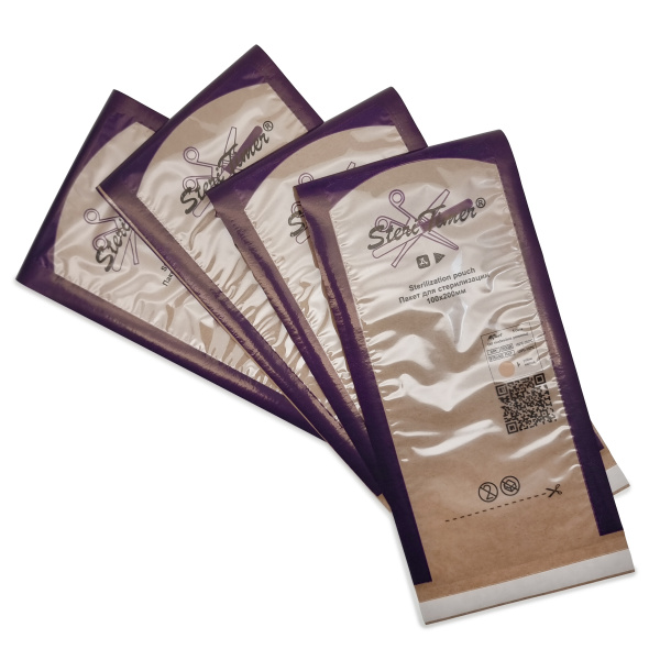 Steritimer, Пакеты для стерилизации комбинированные (прозрачные) 100/200, 100 шт