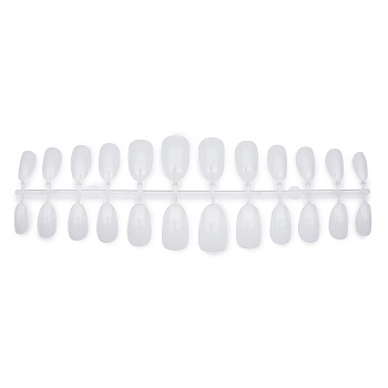 Pink House, Типсы гелевые 02 миндаль  (с контактной зоной) nail kingdom, 120 шт Pink House