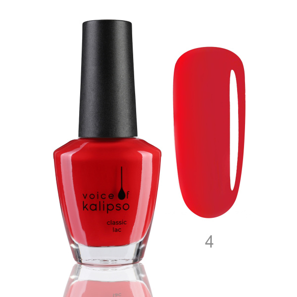 Voice of Kalipso, Стойкий лак Classic Lac № 4, 15 мл 