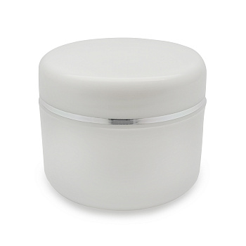 Irisk, Банка белая пластиковая с серебряной полоской, 50 мл