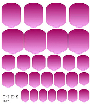 TIES, Пленка H-120 (педикюр) Lux