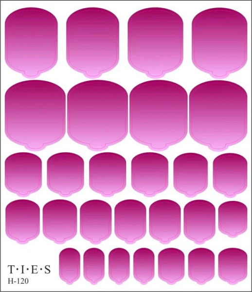 TIES, Пленка H-120 (педикюр) Lux