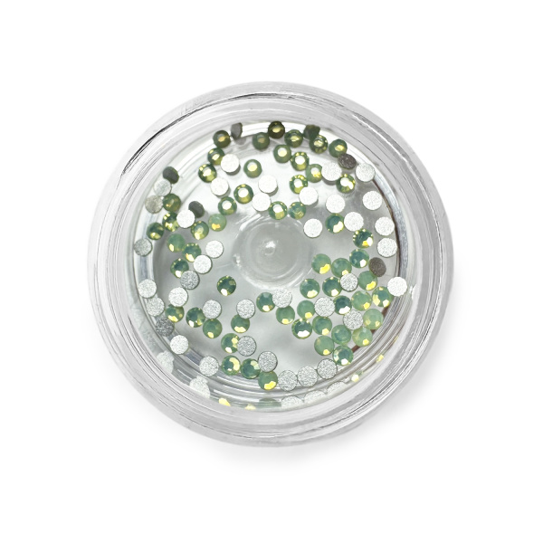 Стразы опал зеленый №4 (100 шт)