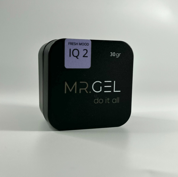 Mr.Gel, Гель для наращивания и укрепления ногтей Fresh Mood IQ gel № 2, 15 мл