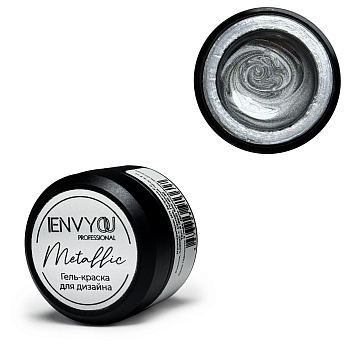 ENVY, Гель-краска для дизайна Metallic, 5g  