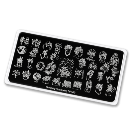 Swanky, Пластина для стемпинга 086