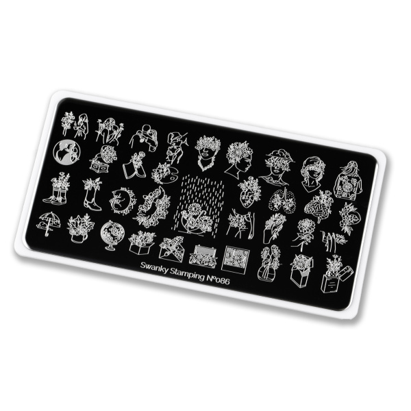 Swanky, Пластина для стемпинга 086
