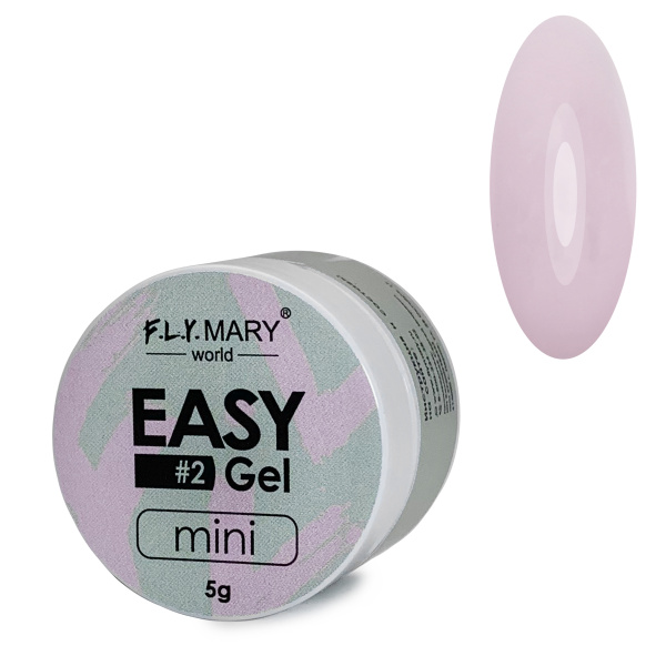 F.L.Y.MARY, Гель EASY Gel 02 mini (холодный фиолет), 5g