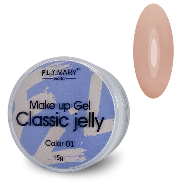 F.L.Y.MARY, Гель-желе Classic Jelly 01 (светлый бежевый камуфляж), 15g