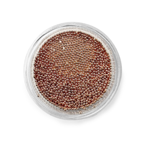 Бульонки Розовое золото, 0,6 мм