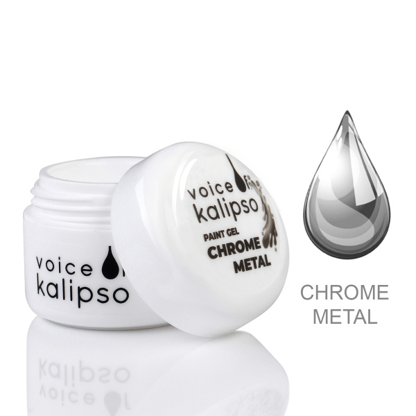 Voice of Kalipso, Гель-краска Paint Chrome metal (хром), 5 мл