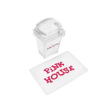 Pink House, Штамп для стемпинга PH06 мини прозрачный высокий