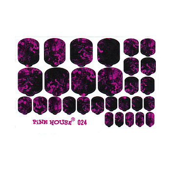 Pink House, Пленка для педикюра 24