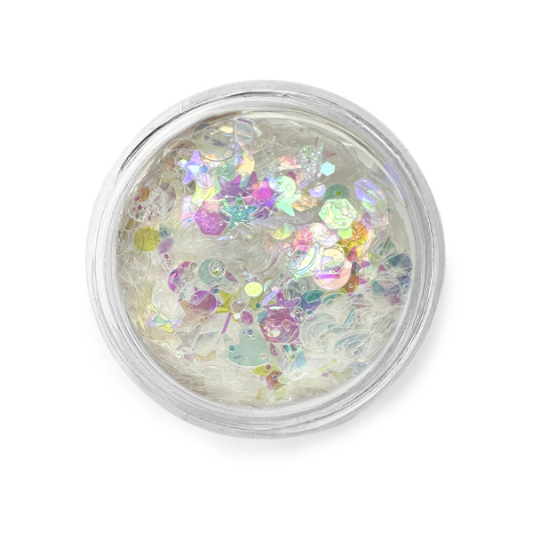 Пайетки Радужный MIX №435 (прозрачный)