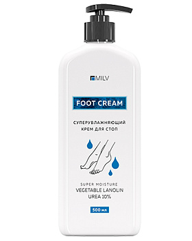 MILV, Супер увлажняющий крем для стоп, 500 мл